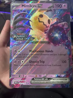 Pokemon TCG Mimikyu EX Journey Together Stamped Jumbo Promo Card 069/159 NM - Image 1