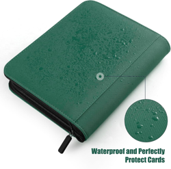 Card Binder 4 Pocket with Zipper, 288 Pockets Trading Card Holder Book, Premium - Image 4