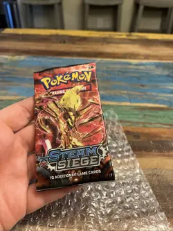 Pokemon Cards XY Steam Siege Booster Pack Factory Sealed TCG Mid Era Fire 820650801334 - Image 2