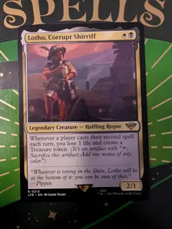 Lotho, Corrupt Shirriff MTG Universes Beyond: the Lord of the Rings Regular NM - Image 1