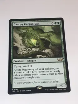 Canopy Gargantuan 0045 Non Foil Rare Tarkir Dragonstorm Commander MTG NM - Image 1