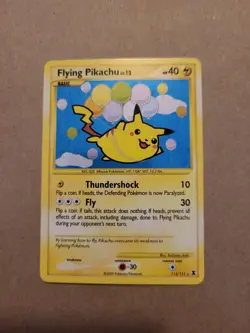 Flying Pikachu 113/111 Platinum Rising Rivals Pokemon Holo Secret Rare - Image 1