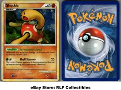 2010 Pokemon, HGSS Promos, #HGSS15 Shuckle, Holo Black Star Promo - Image 1