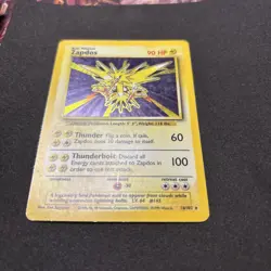 1999 Zapdos Pokemon TCG Base Set Holo 16/102 MP - Image 2