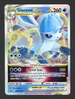 Regular - Pokemon - Glaceon Vstar - SWSH197 - Black Star Promo - NM - Image 1