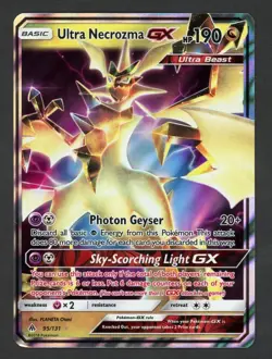 Ultra Necrozma GX - 95/131 - Pokemon Forbidden Light Sun Moon Ultra Rare Card NM - Image 1