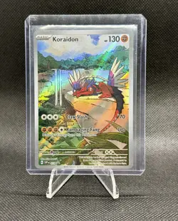 2023 Pokemon Scarlet Violet Koraidon 011/SVP Promo Illustration Rare 130 HP - Image 1