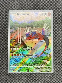 2023 Pokemon Scarlet Violet Koraidon 011/SVP Promo Illustration Rare 130 HP - Image 2
