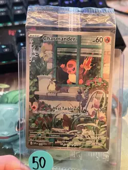 Charmander - SVP044 - Pokemon Scarlet & Violet Promo SEALED Ultra Rare Card NM - Image 1