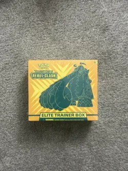 Rebel Clash Pokemon Elite Trainer Box ETB Sealed Sword & Shield - Image 1