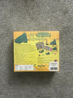 Rebel Clash Pokemon Elite Trainer Box ETB Sealed Sword & Shield - Image 2