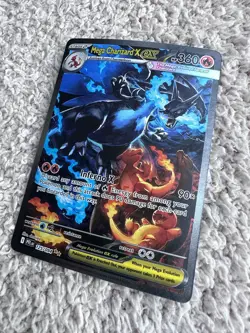 Mega Charizard x Ex 125/094 SIR Full Art Phantasmal Flames English Pokemon Card - Image 3