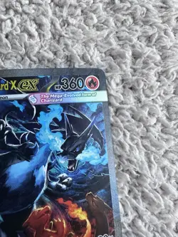 Mega Charizard x Ex 125/094 SIR Full Art Phantasmal Flames English Pokemon Card - Image 5