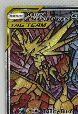 Moltres Zapados Articuno GX Tag Team Promo SM210 Pokemon Card TCG NM Condition - Image 4
