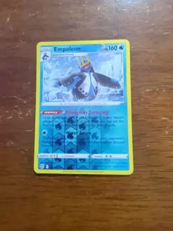 Pokemon TCG Empoleon Sword & Shield - Brilliant Stars #37 Reverse Holo - NM - Image 1