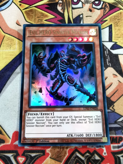 Evil HERO Sinister Necrom lds3-en026 1st Edition (NM+) Ultra Rare Yu-Gi-Oh! - Image 1