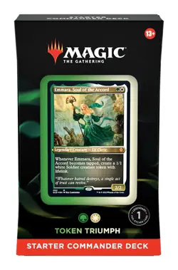 Magic the Gathering Starter Commander Deck - Token Triumph New - Image 1