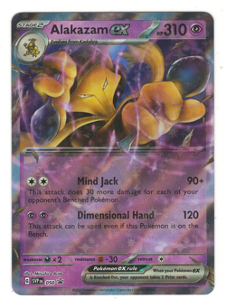 Alakazam ex - 050 SV: Scarlet & Violet Promo Cards NM Pokemon Card TCG - Image 1