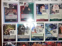 ONE PIECE Card Collection Lot Super Pre, Sealed, OP01 Leader Pre Errata, Holo - Image 5