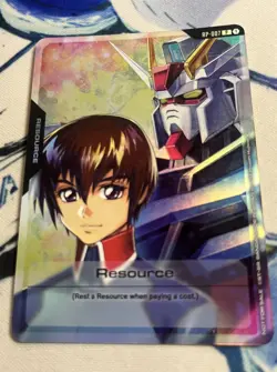 Kira Yamato Strike Gundam Resource RP-007 Card Game TCG Foil Promo English NM - Image 1