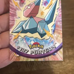 Porygon #137 Topps TV Animation Edition Blue Logo Pokemon Card Vintage TCG - Image 3