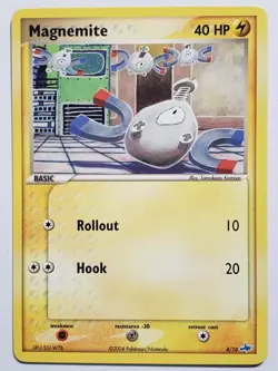 Magnemite 4/10 NM - EX Latios Trainer Kit Pokemon Card - Tomokazu Komiya Art - Image 1