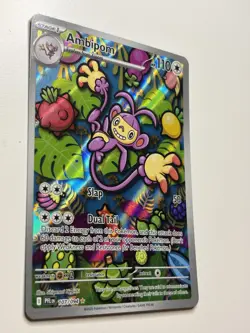 Pokemon Card Ambipom 107/094 - Illustration Rare Full Art - Phantasmal Flames NM - Image 2