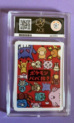ACE 10 Meowth Old Maid Pokemon Center Exclusive Ace Label Japanese Graded Card - Image 4