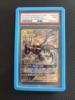 Pikachu & Zekrom GX Black Star Promo Holofoil Card SM168-NM - Image 1