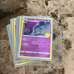 Pokemon Lunala 015/025 Celebrations Holo Rare 20 Card Lot - Image 1