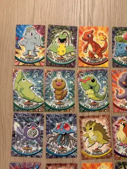 30 x Pokemon 1999 Topps Cards Black and Blue Logos - Image 2
