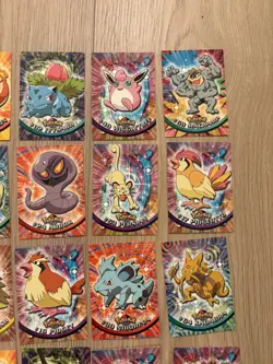 30 x Pokemon 1999 Topps Cards Black and Blue Logos - Image 3