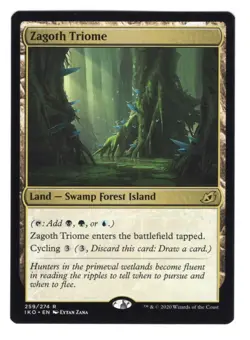 Magic The Gathering, Zagoth Triome, Ikoria: Lair of Behemoths, Regular MT/NM - Image 1