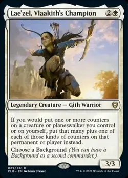 Lae'zel, Vlaakith's Champion Commander Legends Baldur's Gate 029 NM - Image 1