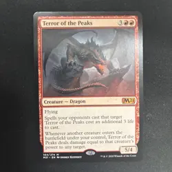 Terror of the Peaks Core Set 2021 Regular M/Nm Condition - Image 1