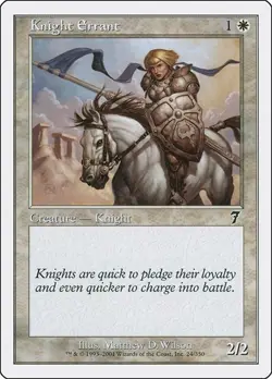 Knight Errant 24 MTG NM - 7th Edition - Image 1