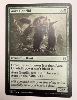 Aura Gnarlid [Wilds of Eldraine Commander] Magic MTG - Image 1