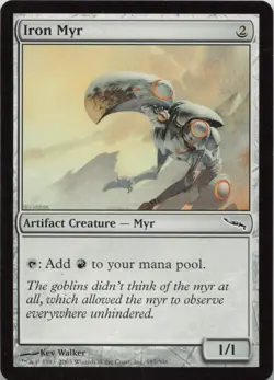 Iron Myr C Mirrodin 187 - LP MTG - Image 1