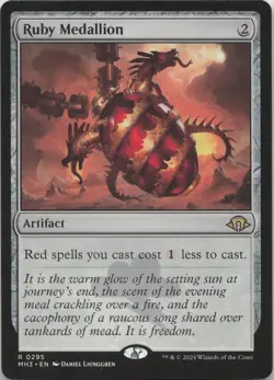 Ruby Medallion R Modern Horizons 3 295 - LP MTG - Image 1