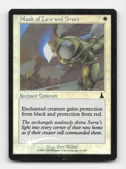 Mask of Law and Grace FOIL Urza's Destiny #11 Common - Image 1