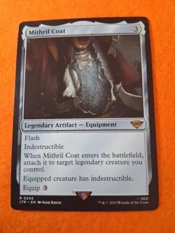 Mithril Coat #245 Lord of the Rings Rare Colorless Legendary Artifact MTG - Image 1