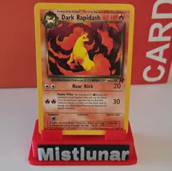 Dark Rapidash 44/82 Team Rocket Pokemon TCG NM 🔥 - Image 2