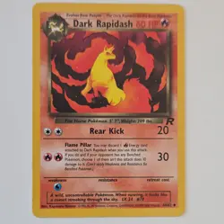 Dark Rapidash 44/82 Team Rocket Pokemon TCG NM 🔥 - Image 5