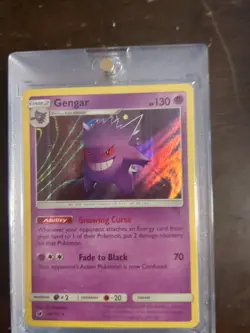 2017 Pokemon Sun & Moon Crimson Invasion Gengar Holo #38/111 - Image 1