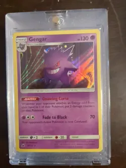 2017 Pokemon Sun & Moon Crimson Invasion Gengar Holo #38/111 - Image 2