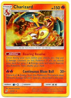 Pokemon TCG - Charizard #14/181 - Cracked Ice Holo - Team Up - NM - Image 1