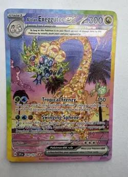 Pokemon TCG Alolan Exeggutor EX 242/191 Scarlet & Violet Surging Sparks - Image 1