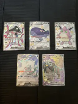 Pokemon TCG Paldea Evolved Full Art Holo Lot 5 English EX Toedscruel Clodsire - Image 1
