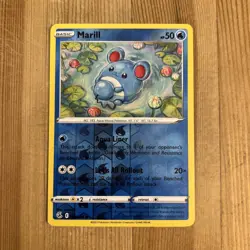 Pokemon TCG Marill Fusion Strike 058/264 Reverse Holo Common - Image 1
