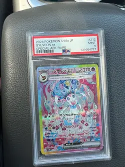PSA 9 Pokemon Japanese Sylveon 212/187 sv8a Terastal Festival ex - Image 3